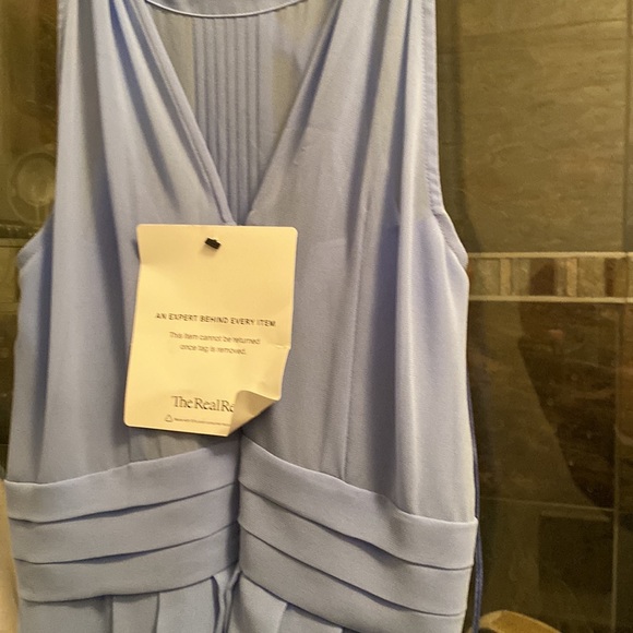 NWT HOBBS of London ALEXIS MAXI $335 DRESS, CORNFLOWER - Picture 14 of 14